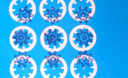 Control of Micro-Gear Robots