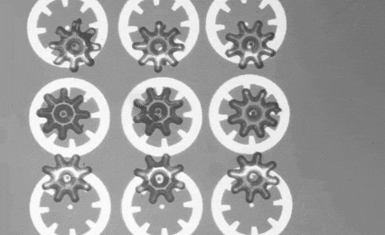 Control of Micro-Gear Robots